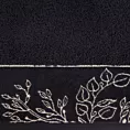 Ręcznik kąpielowy 70X140 cm bawełniany kolor czarny ,złoty z żakardową bordiurą 500 g/m2 VICTORIA 7 Limited Collection