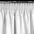 Zasłona biało, srebrzysta zaciemniająca 140x270 cm taśma - MILI