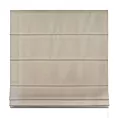 Roleta rzymska SHELBY beżowa z miękkiej tkaniny o naturalnym splocie i delikatnym połysku