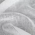 Zasłona biała o strukturze deszczyku z etaminy 140x250 cm przelotka - ANGELIKA