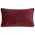 Poszewka na poduszkę 30x50 cm bordowa z szenilowej tkaniny ROSI