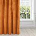 Zasłona ruda z ekskluzywnego aksamitnego welwetu 290 g/m2 140x270 cm taśma - RIA - Diva Line