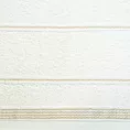 Ręcznik kąpielowy 50x90 cm bawełniany kolor kremowy ze stębnowaną bordiurą 500 g/m2 MIRA