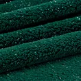 Koc 150x200 cm ciemnozielony, srebrny z dodatkiem lśniącej nici BLINK Design 91