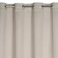 Zasłona beżowa zaciemniająca o strukturalnym wzorze 135x250 cm przelotka - CARLO