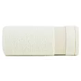 Ręcznik do rąk 30x50 cm bawełniany kolor kremowy z ozdobną bordiurą 500 g/m2 NESSY