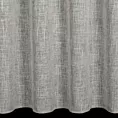 Firana szyta na taśmie 5 cm popielata o naturalnym, luźnym splocie w stylu eko