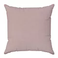 Poszewka szyta ENYA pudrowo różowa z miękkiej półmatowej tkaniny welwetowej