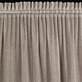 Zasłona beżowa z siateczki 140x270 cm taśma - ALEKSA