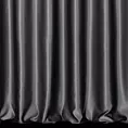 Zasłona szyta na taśmie 5 cm stalowa z jednokolorowej gładkiej tkaniny