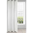 Zasłona biała z matowego welwetu 140x250 cm przelotka - MILO