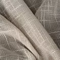 Zasłona beżowa w stylu eko o luźnym płóciennym splocie 140x270 cm taśma - RUBI