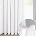 Firana biała matowa z tkaniny szyfonowej 140x270 cm taśma DEBRA