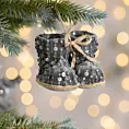 Ozdoba choinkowa BUCIKI z lśniącymi cekinami