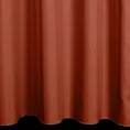 Zasłona ceglasta z matowej gładkiej tkaniny 140x250 cm przelotka - RITA