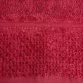 Ręcznik do rąk 30x50 cm bawełniany kolor czerwony z efektowną bordiurą 550 g/m2 IBIZA