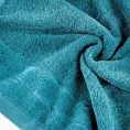 Ręcznik kąpielowy 70x140 cm bawełniany kolor jasno turkusowy z welwetową bordiurą 500 g/m2 DAMLA
