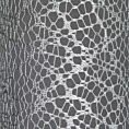 Firana srebrna o strukturze pajęczej sieci 140x250 cm przelotka AMANDA