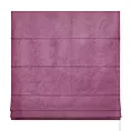 Roleta rzymska WALDO amarantowa ze szlachetnej grubej tkaniny welwetowej o gramaturze 400g/m2