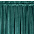 Zasłona ciemnoturkusowa z tkaniny welwetowej 140x270 cm taśma - ROSA - Design 91