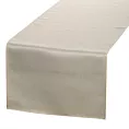 Bieżnik na stół kremowy 40x180 cm SPARKLE przeszywany złotą nicią