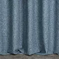 Zasłona szyta na taśmie 5 cm niebieska z tkaniny bukla z efektem melanżu