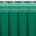 Zasłona ciemnozielona zaciemniająca 140x300 cm taśma imitująca flex - MILAN