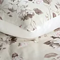 Pościel 140x200 cm bawełniana kolor beżowy, jasnobrązowy z wzorem kwiatowym styl romantyczny SPRING 45