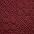 Narzuta bordowa 170x210 cm z patchworkowym motywem wytłaczanym techniką hot press BONI 5 Design 91