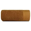Ręcznik kąpielowy 50x90 cm bawełniany kolor miodowy o ryżowej strukturze 550 g/m2 RISO