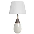 Lampa KATIA na ceramicznej podstawie w stylu boho z cieniowaniem