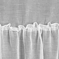 Firana biała z etaminy z jedną falbaną 140x260 cm taśma LENA 1