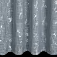 Zasłona jasnoniebieska, srebrzysta w stylu eko 140x250 cm przelotka - SOLANA