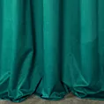 Zasłona welwetowa ciemnoturkusowa 135x300 cm taśma - ROSA - Design 91