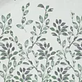 Pościel 160x200 cm z mieszanki włókien kolor biały, zielony zdobiony motywem roślinnym CLARISSA Design 91