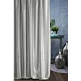Zasłona szyta na taśmie 5 cm AMAYA szara z jednokolorowej gładkiej tkaniny