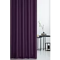Zasłona szyta na taśmie 8 cm fioletowa z tkaniny trudnopalnej, zaciemniającej, typu blackout