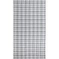 Tkanina zasłonowa z nadrukiem kraty, miękka w dotyku