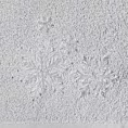 Ręcznik kąpielowy świąteczny 70x140 cm bawełniany kolor srebrny 450 g/m2 SANTA