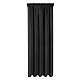 Zasłona czarna z tkaniny welurowej 560x240 cm tunel Dora