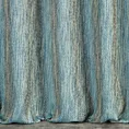 Zasłona szyta na taśmie 8 cm ELLEN turkusowa z grubotkanej tkaniny z efektem dwukolorowej nici i lekkim połyskiem Italissima Eva Minge