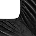 Prześcieradło polarowe z gumką 220x200 cm kolor czarny 250 g/m2 FLANO