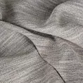 Zasłona szyta na taśmie 5 cm popielata z tkaniny z dodatkiem lnu, z melanżowym splotem ekologiczna