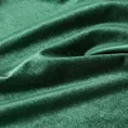 Poszewka szyta ITALIA zielona z tkaniny welwetowej o delikatnym połysku