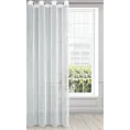 Firana biała w stylu eco z efektem deszczyku 140x260 cm przelotka MONIC