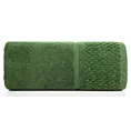 Ręcznik kąpielowy 70x140 cm bawełniany kolor butelkowy zielony z efektowną bordiurą 550 g/m2 IBIZA