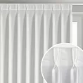 Zasłona biała z welwetowej tkaniny 125x270 cm (wymiar podany na gotowo) system flex - MELANIE