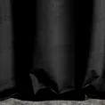 Zasłona szyta na taśmie 5 cm ENYA czarna z miękkiej półmatowej tkaniny welwetowej