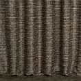 Zasłona szyta na taśmie 5 cm czarno srebrna z tkaniny o grubym, naturalnym splocie z połyskiem