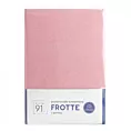 Prześcieradło frotte z gumką 220x200 cm z bawełny kolor pudrowy róż 170 g/m2 Design 91